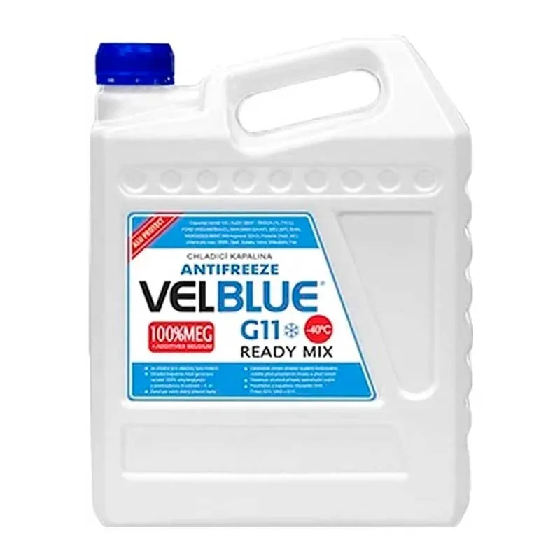 Антифриз Velvana VelBlue RM G11 -40°C синий 4,9л