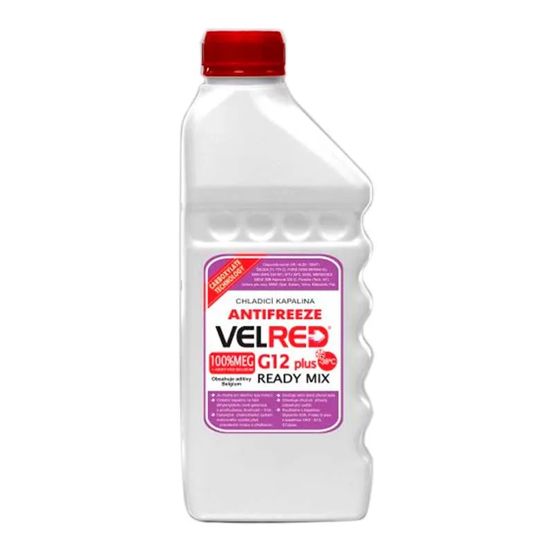 Антифриз Velvana Velred RM G12+ -38 °C красный 0,95л