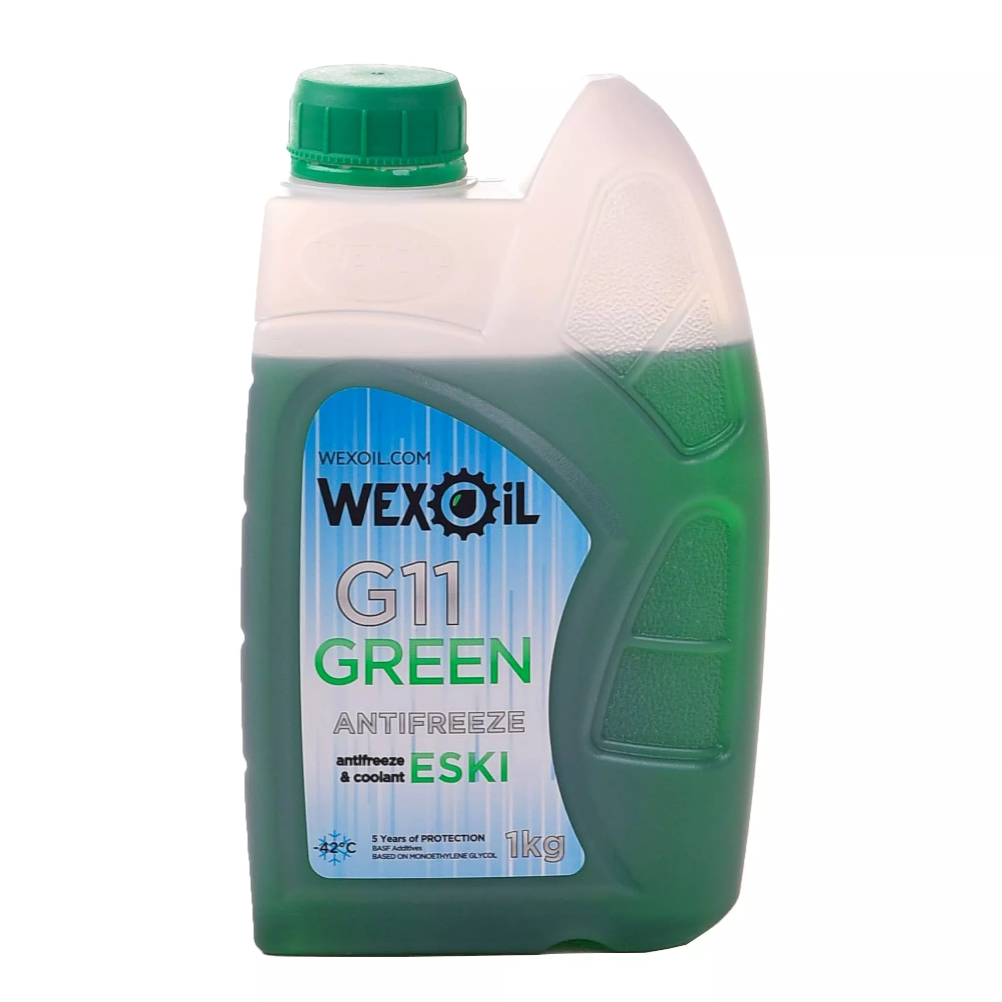Антифриз Wexoil ESKI G11 -40°C зеленый 1л (601914)