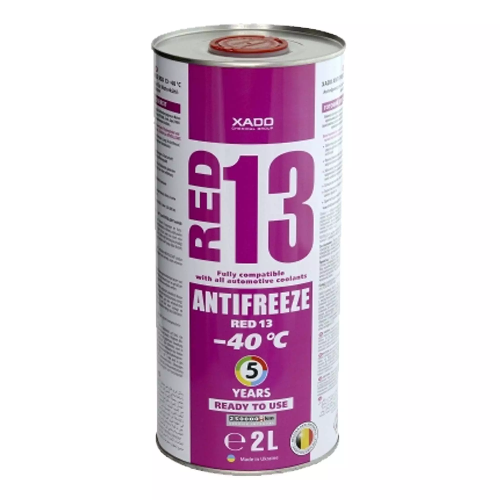 Антифриз XADO Antifreeze Red 13 -40⁰С 2л (ХА 50213)