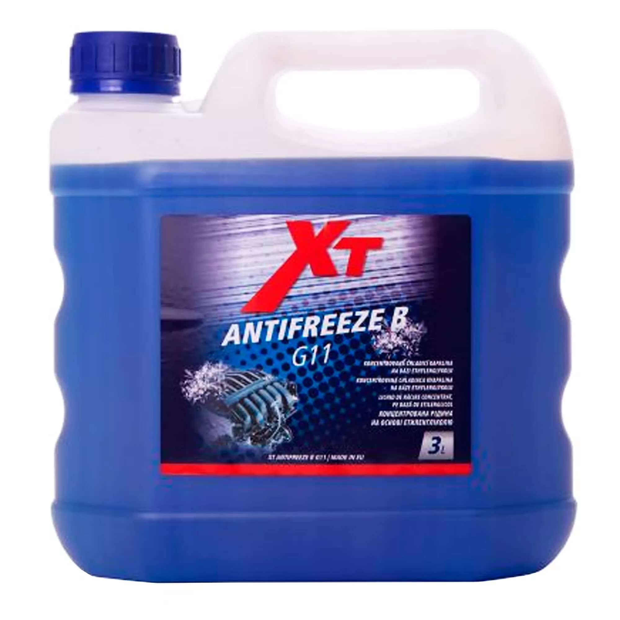 Антифриз XT G11 -38°C синий 3л (XT ANTIFREEZE B 3L)