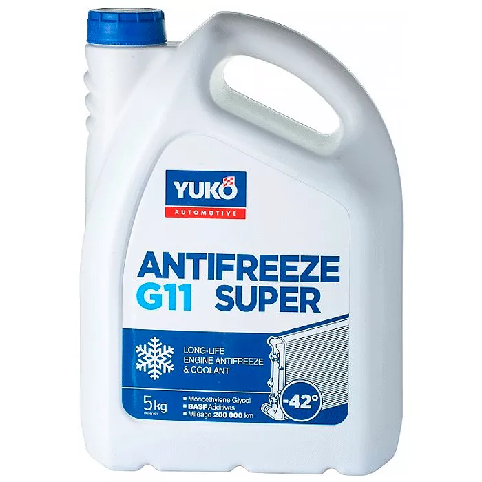 Антифриз Yuko Super G11 -40°C синий 5л (4820070248203) Антифриз Yuko Super G11 -40°C синий 5л (4820070248203)