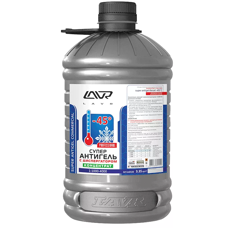 Антигель LAVR Super Antigel с диспергатором 3.35л (Ln2122) Антигель LAVR Super Antigel с диспергатором 3.35л (Ln2122)