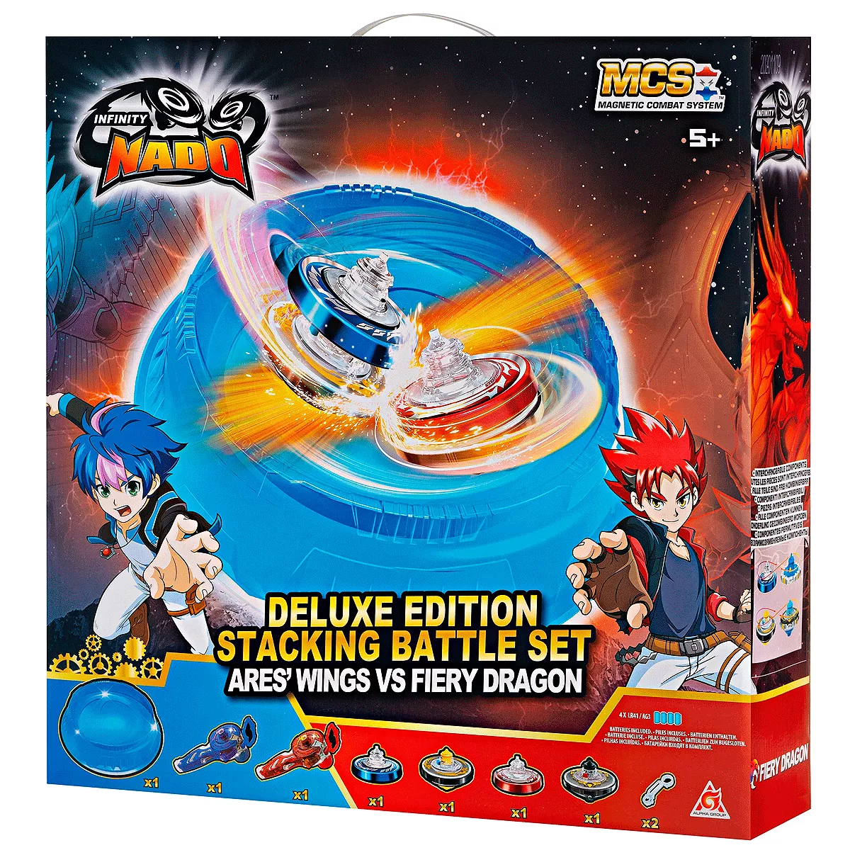 Арена AULDEY Infinity Nado V Deluxe Battle Set Крила Ареса проти Вогняного Дракона (EU634806H) Арена AULDEY Infinity Nado V Deluxe Battle Set Крила Ареса проти Вогняного Дракона (EU634806H)