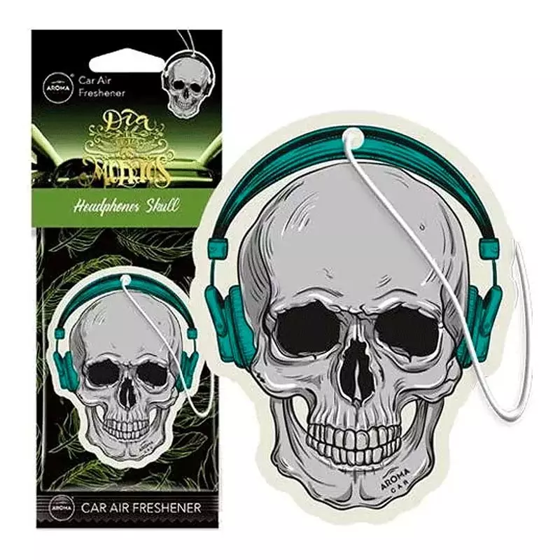 Ароматизатор Aroma Car Dia De Los Muertos Headphone Skull (832775) Ароматизатор Aroma Car Dia De Los Muertos Headphone Skull (832775)