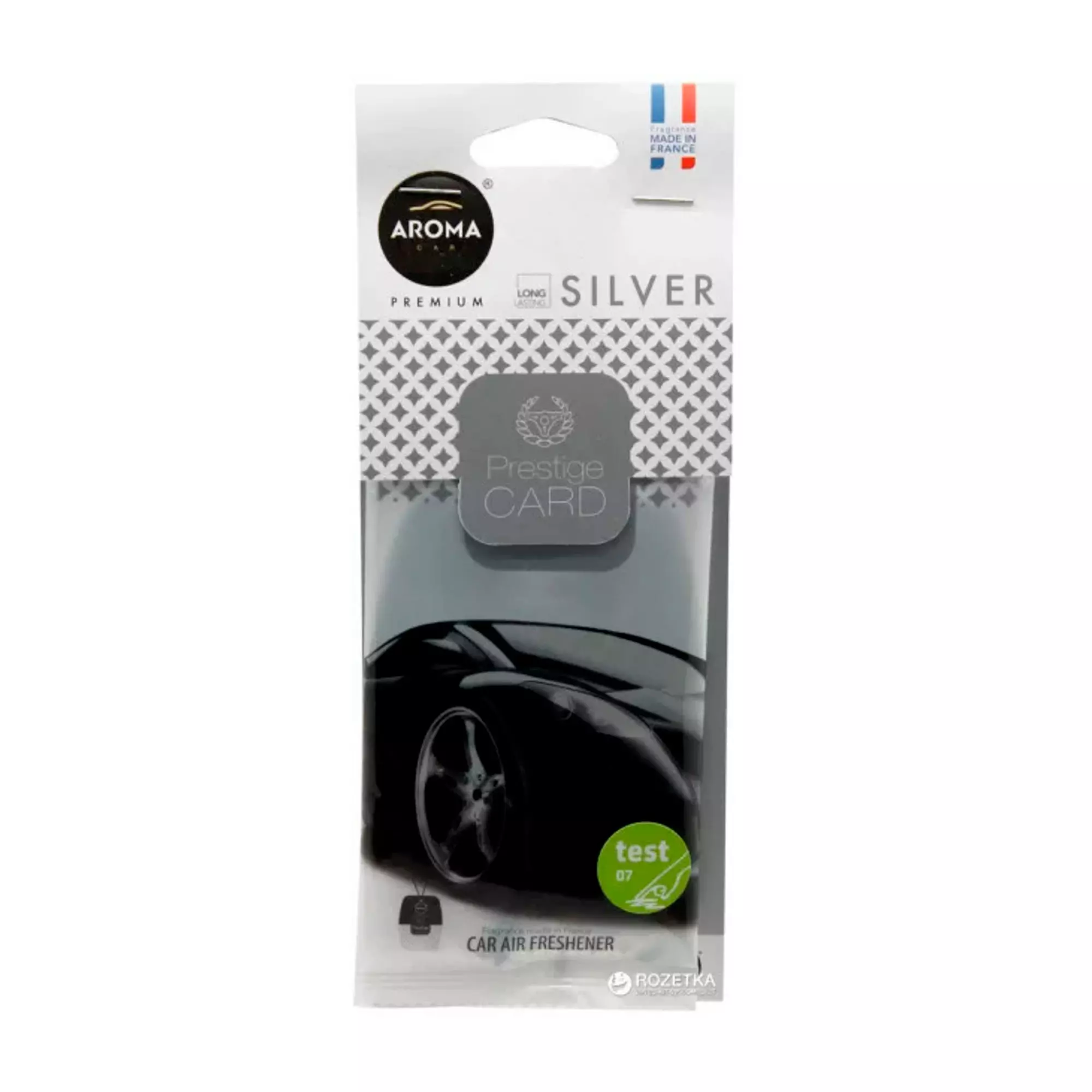 Ароматизатор Aroma Car Prestige Card,silver (926651) Ароматизатор Aroma Car Prestige Card,silver (926651)