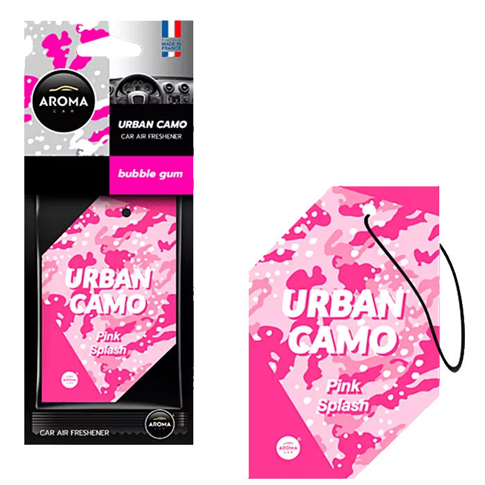 Ароматизатор AROMA CAR Urban Camo Pink Splash (831679)