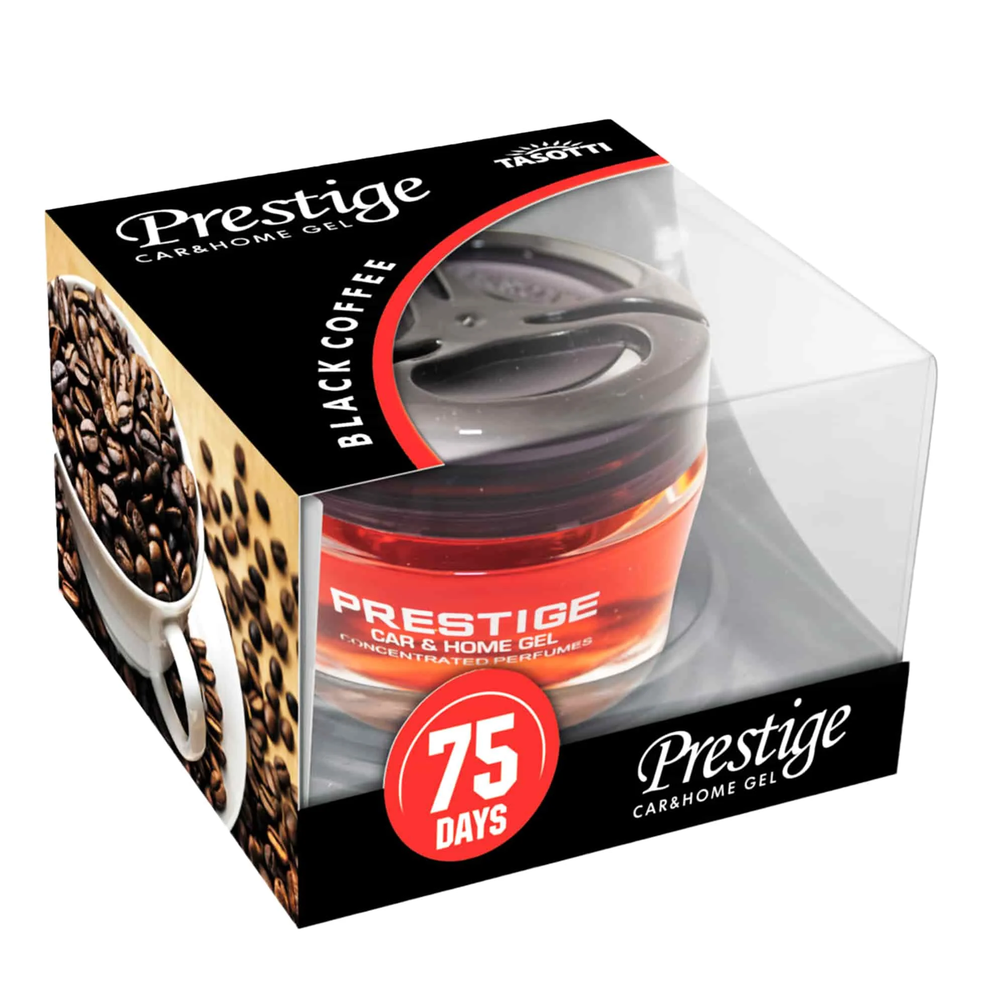 Ароматизатор гелевый TASOTTI "Gel Prestige" Black Coffee +Small Wood 50 мл (346010) Ароматизатор гелевый TASOTTI "Gel Prestige" Black Coffee +Small Wood 50 мл (346010)