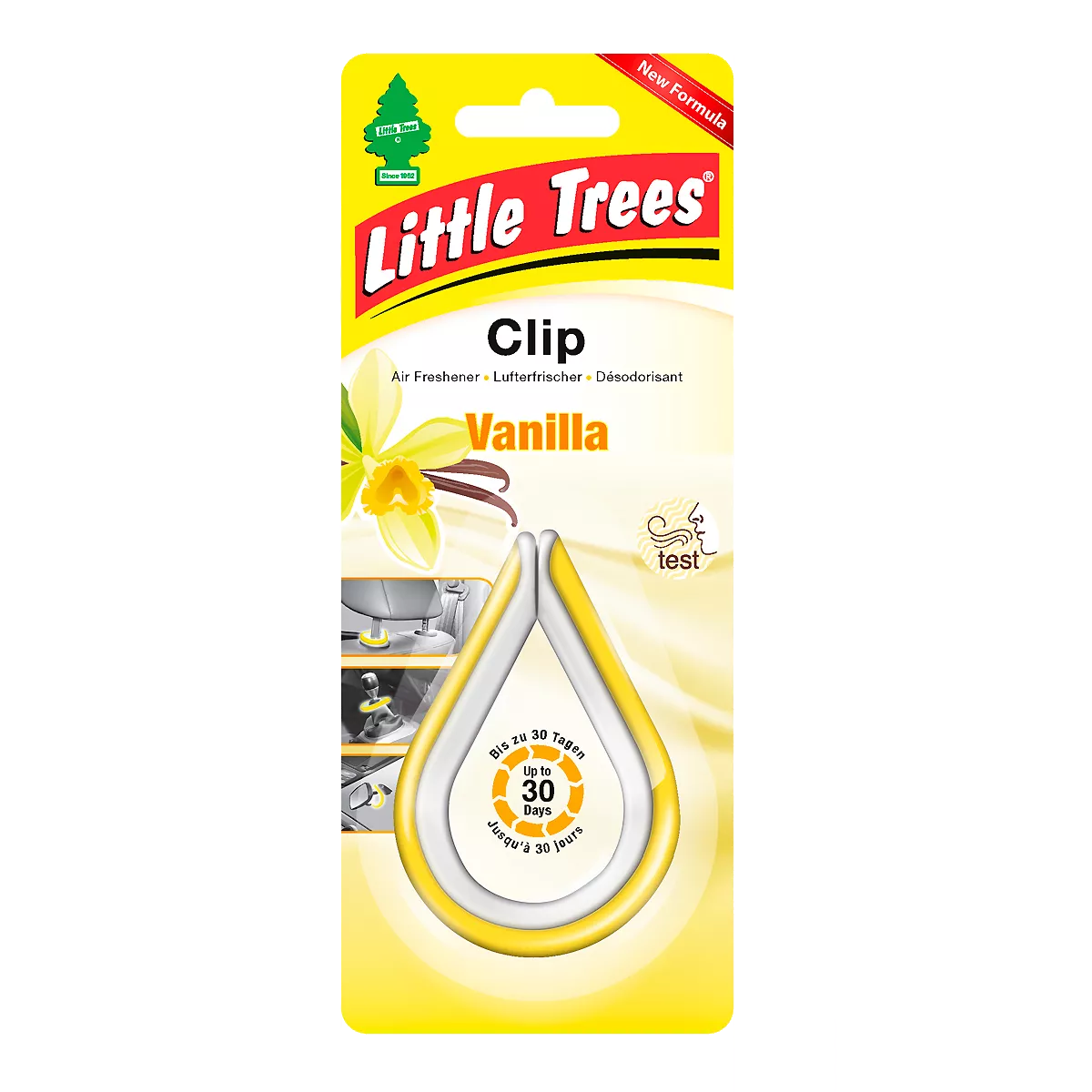 Ароматизатор Little Trees "Clip", ваніль(9745.1)