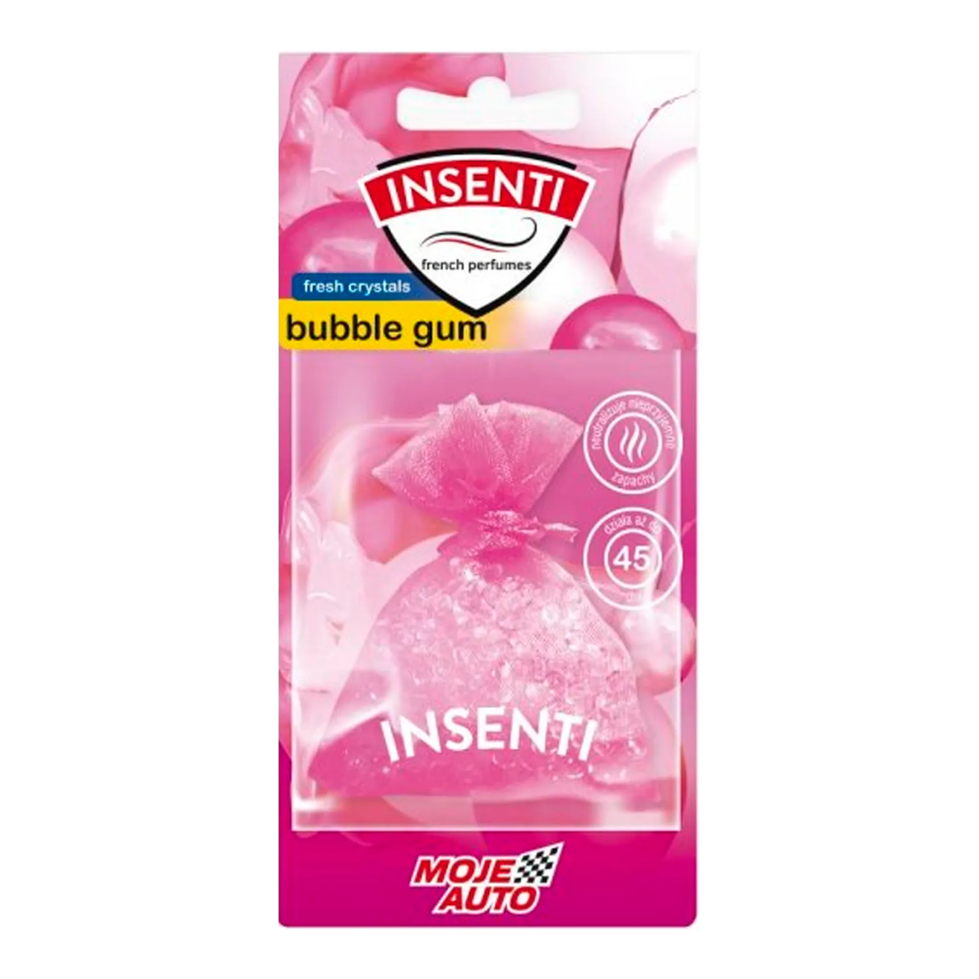 Ароматизатор Moje Auto Insenti Fresh Crystals Bubble Gum (15-507) (30256)