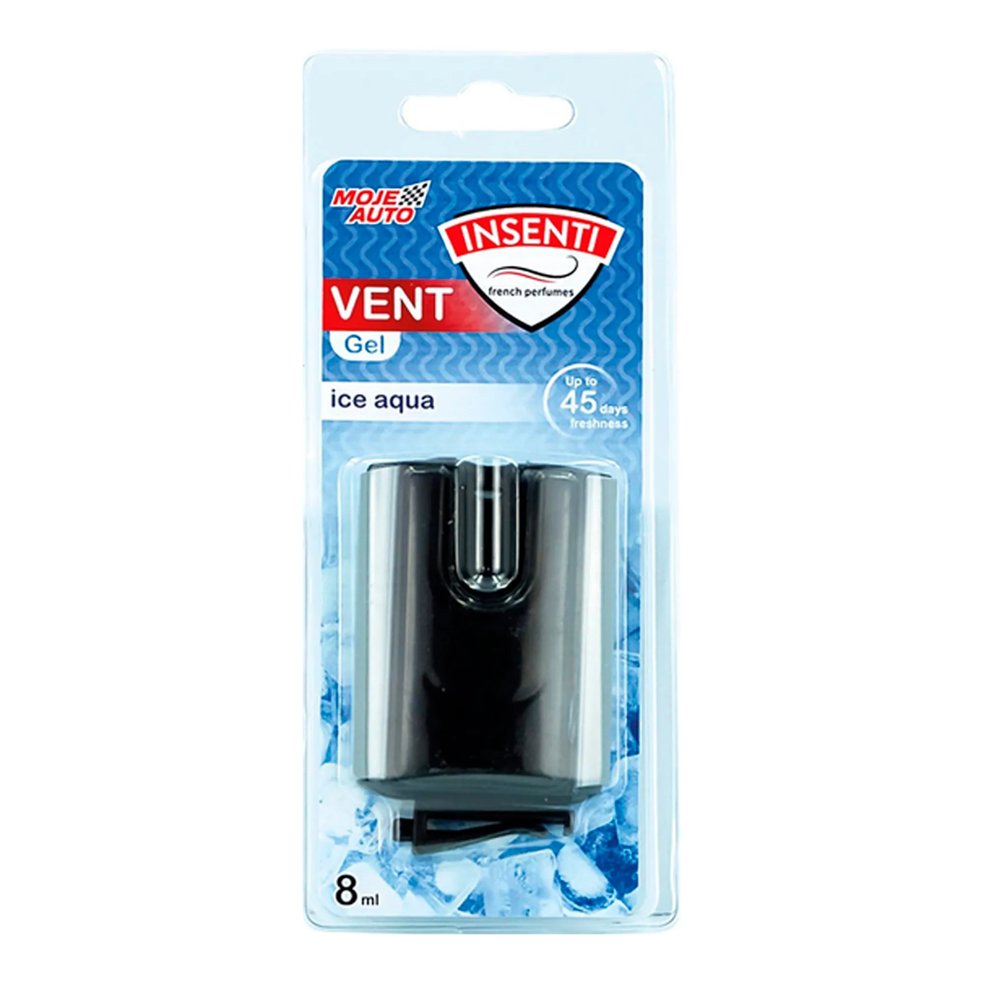 Ароматизатор Moje Auto Insenti Vent Gel Ice Agua 8мл (15-553) (31336) Ароматизатор Moje Auto Insenti Vent Gel Ice Agua 8мл (15-553) (31336)