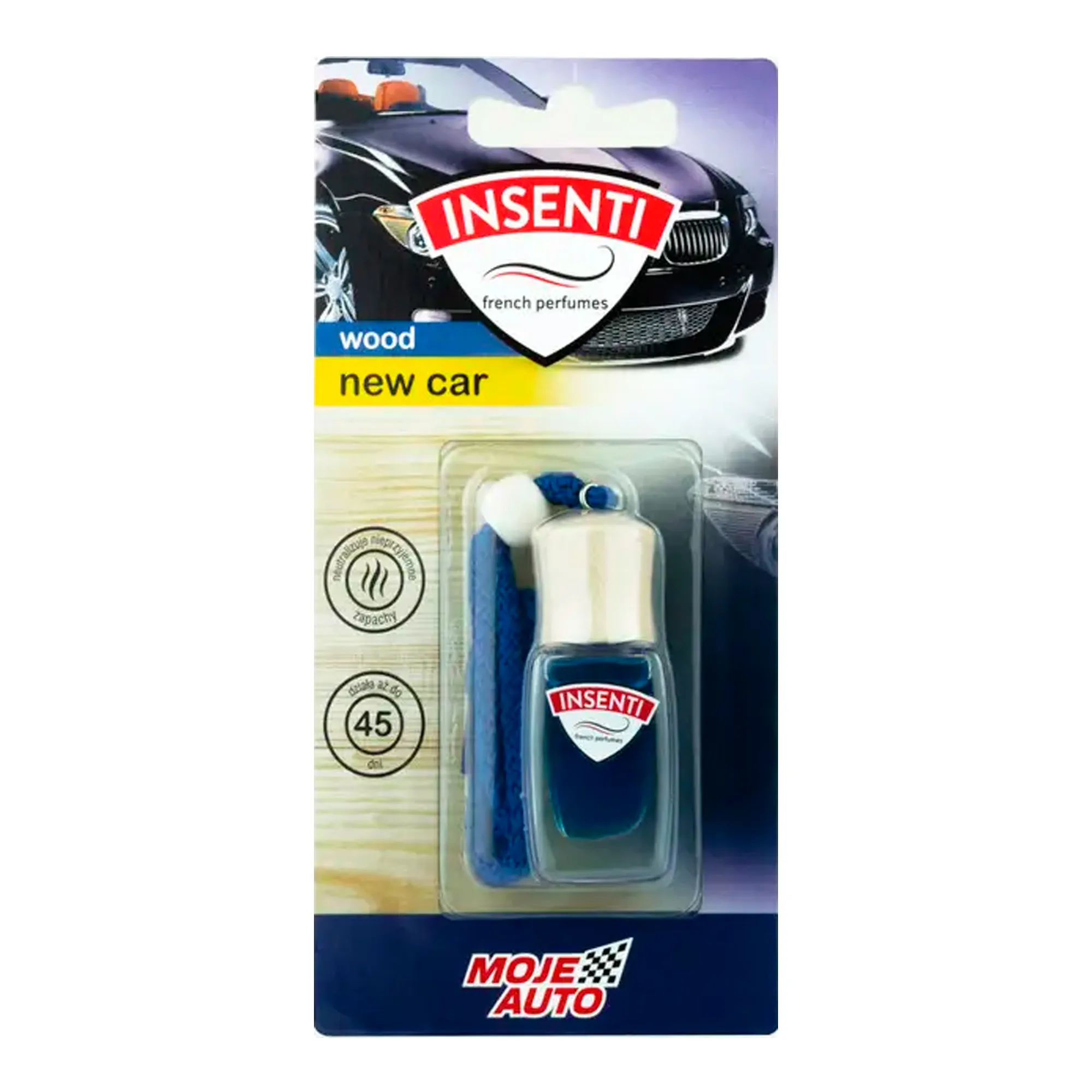 Ароматизатор Moje Auto Insenti Wood New Car 8мл (15-152) (31095) Ароматизатор Moje Auto Insenti Wood New Car 8мл (15-152) (31095)