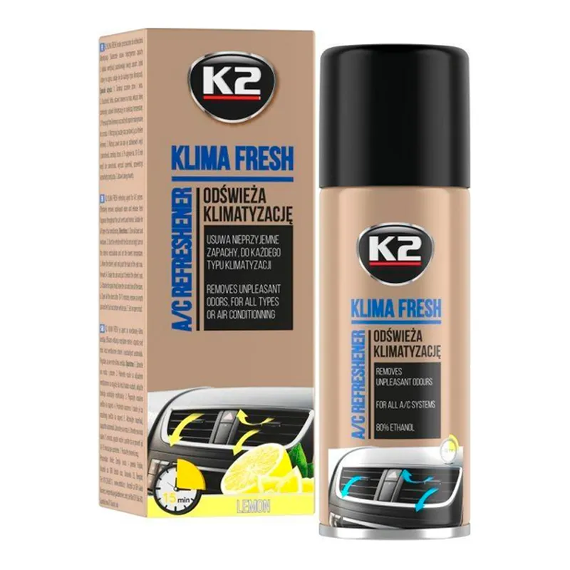 Ароматизатор системы кондиционирования K2 PERFECT KLIMA FRESH 150 мл (K222) Ароматизатор системы кондиционирования K2 PERFECT KLIMA FRESH 150 мл (K222)