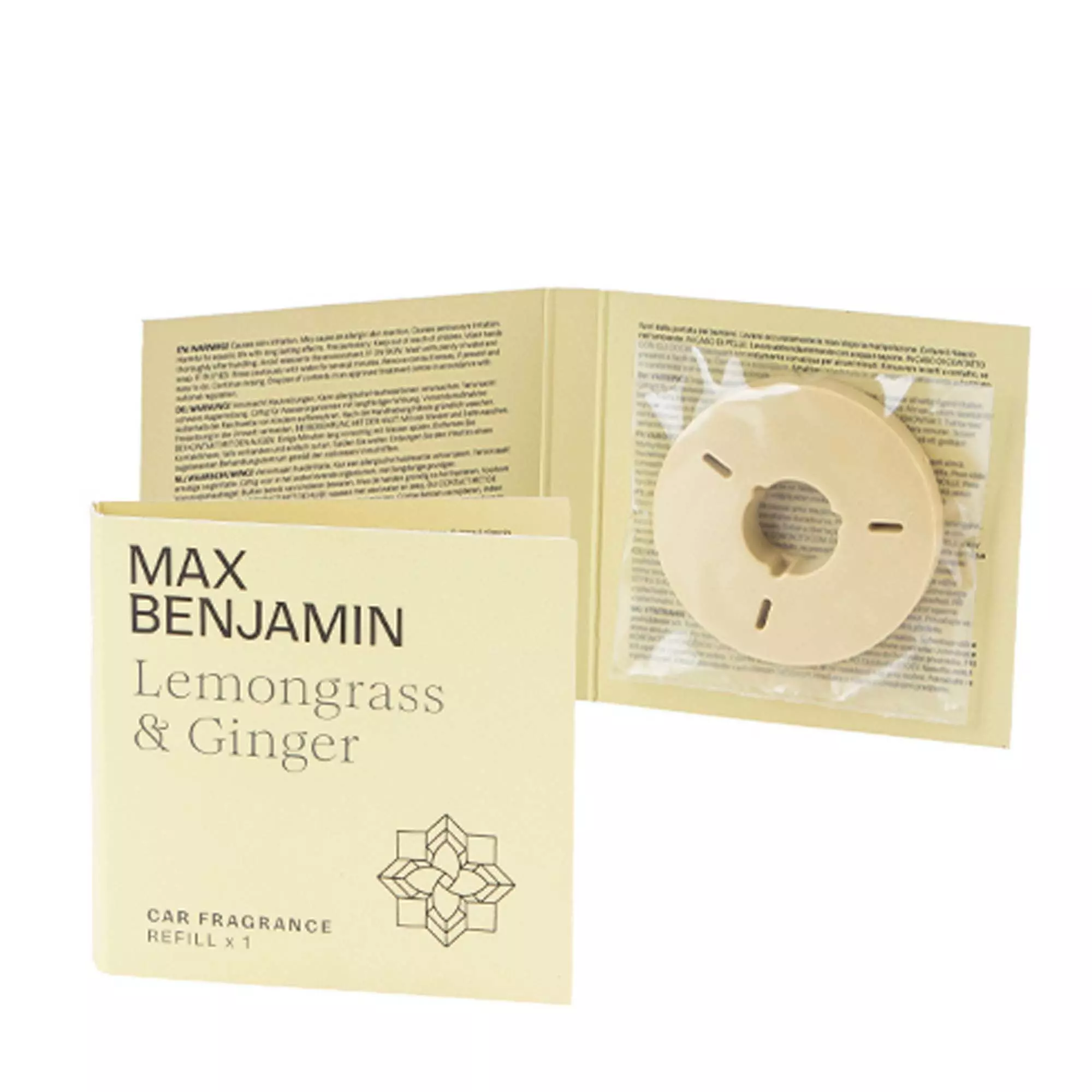 Ароматизатор воздуха Max Benjamin лемонграс имбирь (сменный картридж) (717981)