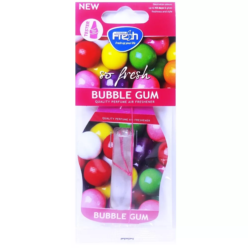 Ароматизатор жидкий FRESH WAY "So Fresh Ampule" Bubble Gum 4,5мл (40751601/817524) Ароматизатор жидкий FRESH WAY "So Fresh Ampule" Bubble Gum 4,5мл (40751601/817524)
