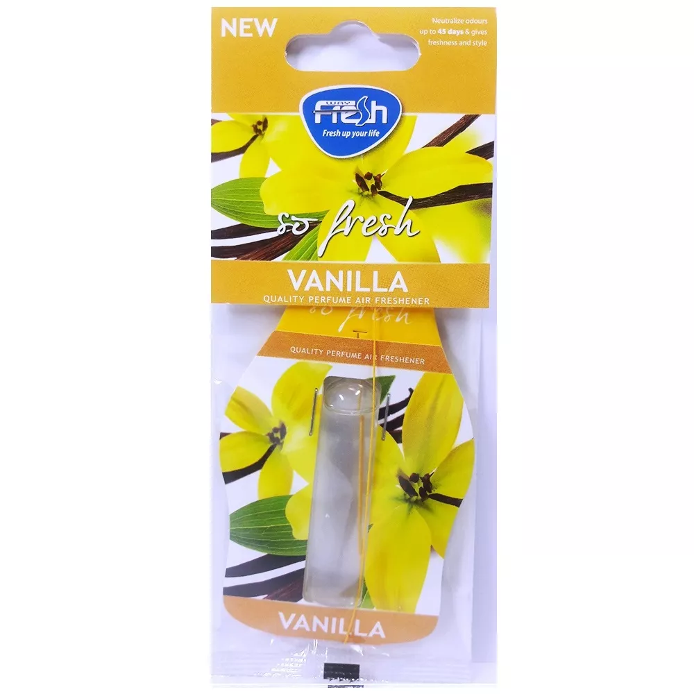 Ароматизатор рідкий FRESH WAY "So Fresh Ampule" Vanilla 4,5мл (40751602/817432) Ароматизатор рідкий FRESH WAY "So Fresh Ampule" Vanilla 4,5мл (40751602/817432)