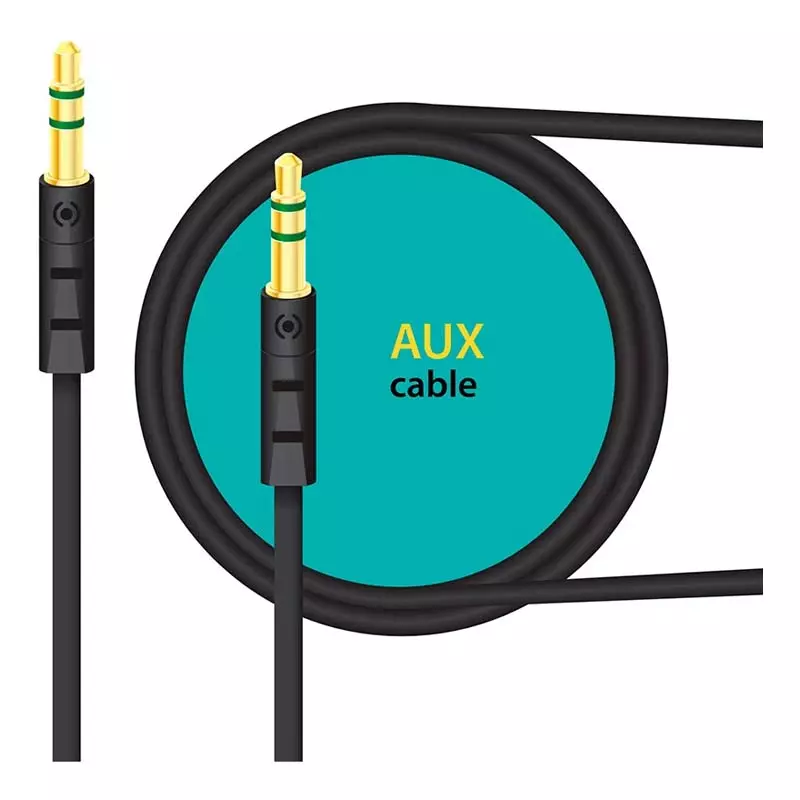 Аудио кабель Piko CB-AB11 3.5 мм 1 м Black