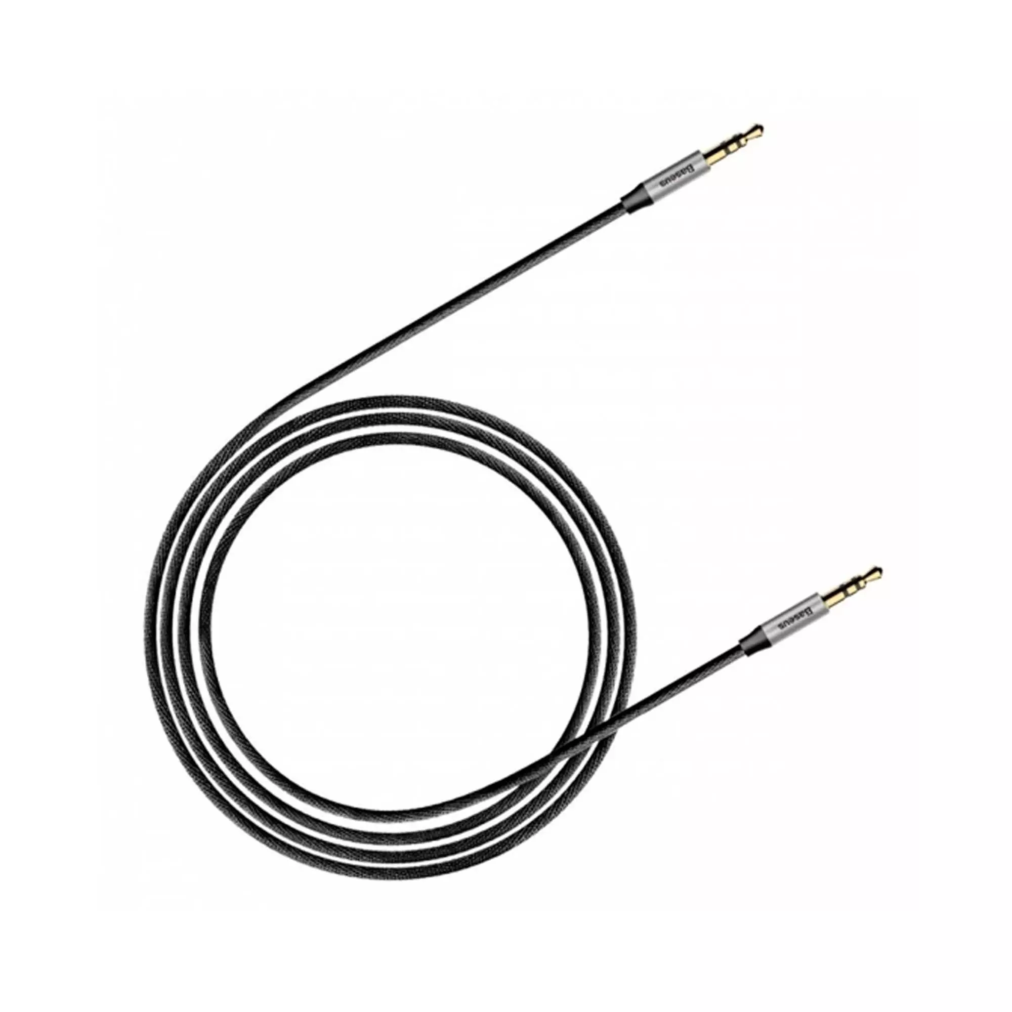 Аудиокабель Baseus Yiven AUX 3.5mm 1.5m серебристо-черный (CAM30-CS1)