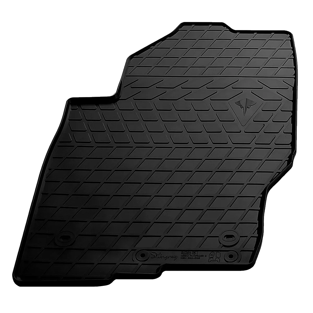 Автоковрик Stingray NISSAN Pathfinder III (R51) (2010-2015) (design 2016) п/л черный (1014244 ПЛ)