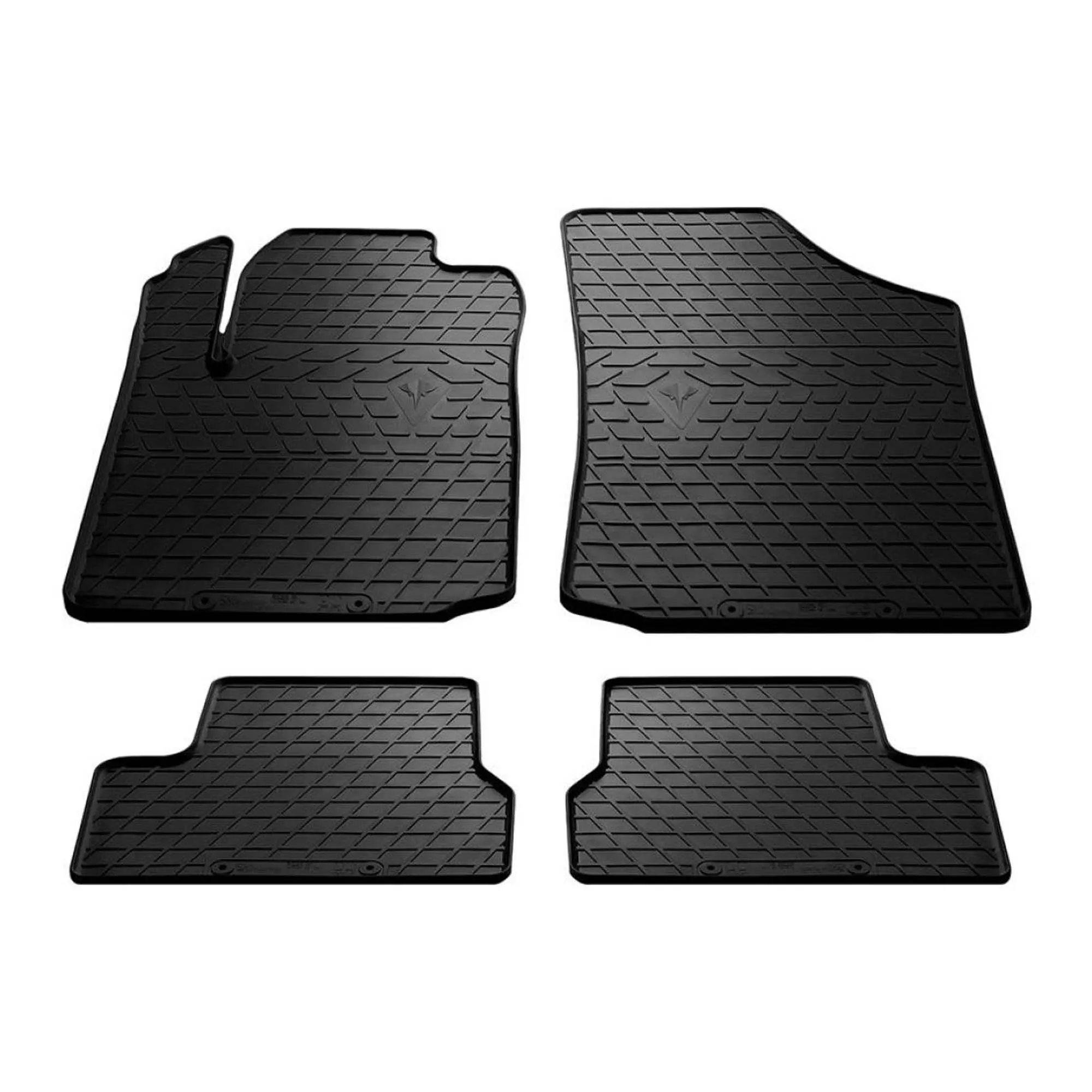 Автоковрики Stingray Citroen C3 2002- (design 2016) 4шт черные (1003024)