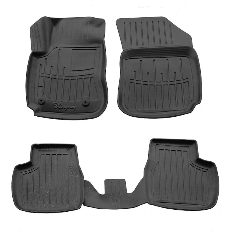 Автоковрики Stingray CITROEN C4 Cactus 2014-2020 design 2020 3D комплект с 4шт (5003094)