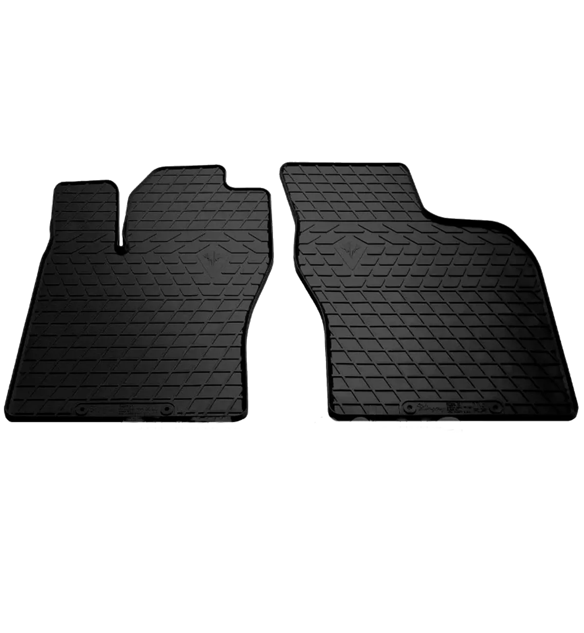 Автоковрики Stingray Daewoo Nexia 95-08-/Racer 87-/OPEL Kadett E 84- 2шт черные (1005062)
