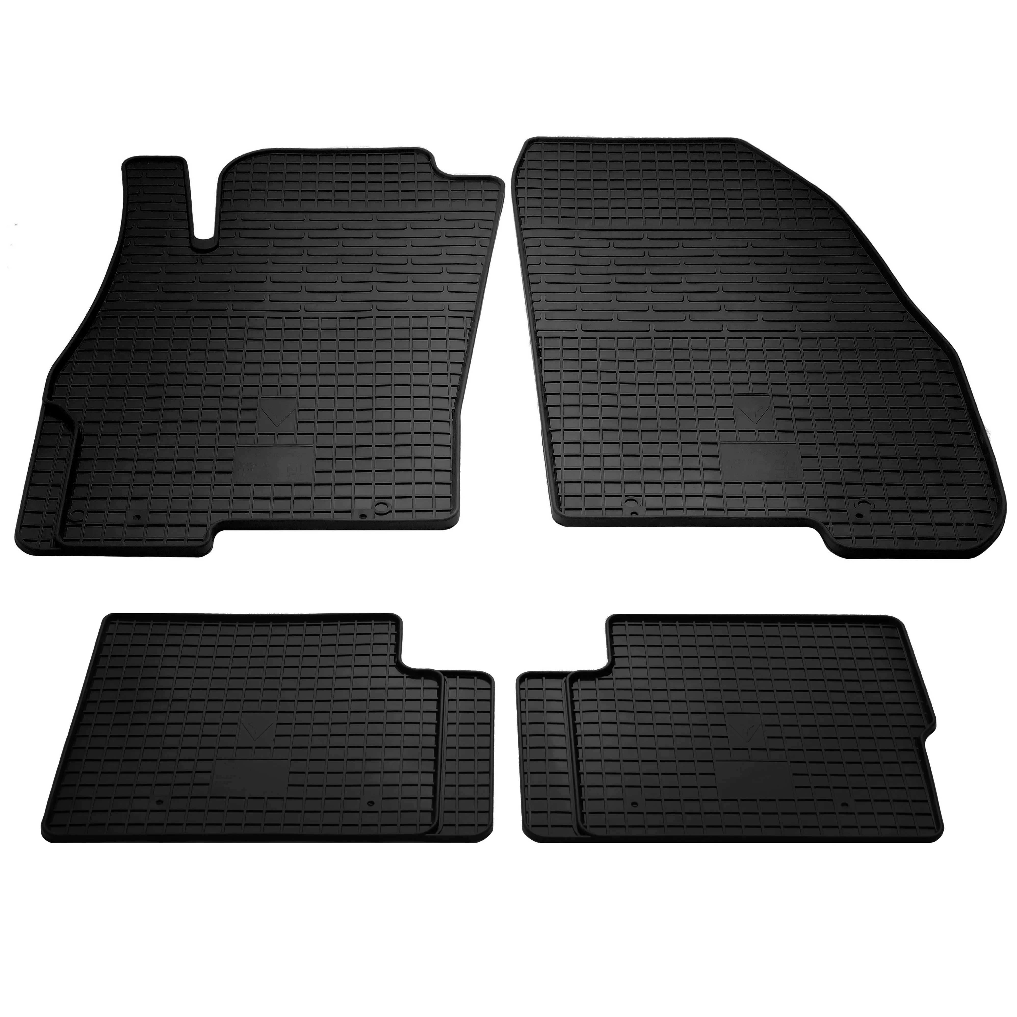 Автоковрики Stingray FIAT Punto 06-/12-/Grande Punto 09-/Punto Evo 09 4шт черные (1006044)