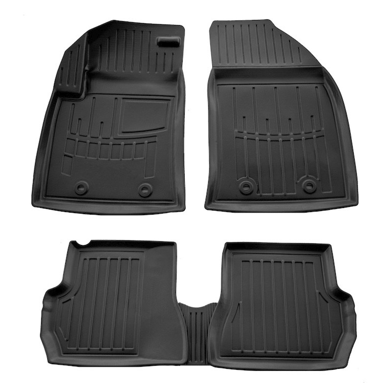 Автоковрики Stingray FORD Fiesta 2002-2008 design 2020 3D комплект с 5шт (5007125)
