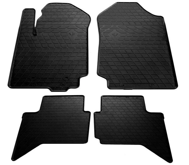 Автоковрики Stingray FORD Ranger 11- (design 2016) 4шт чорні (1007194)