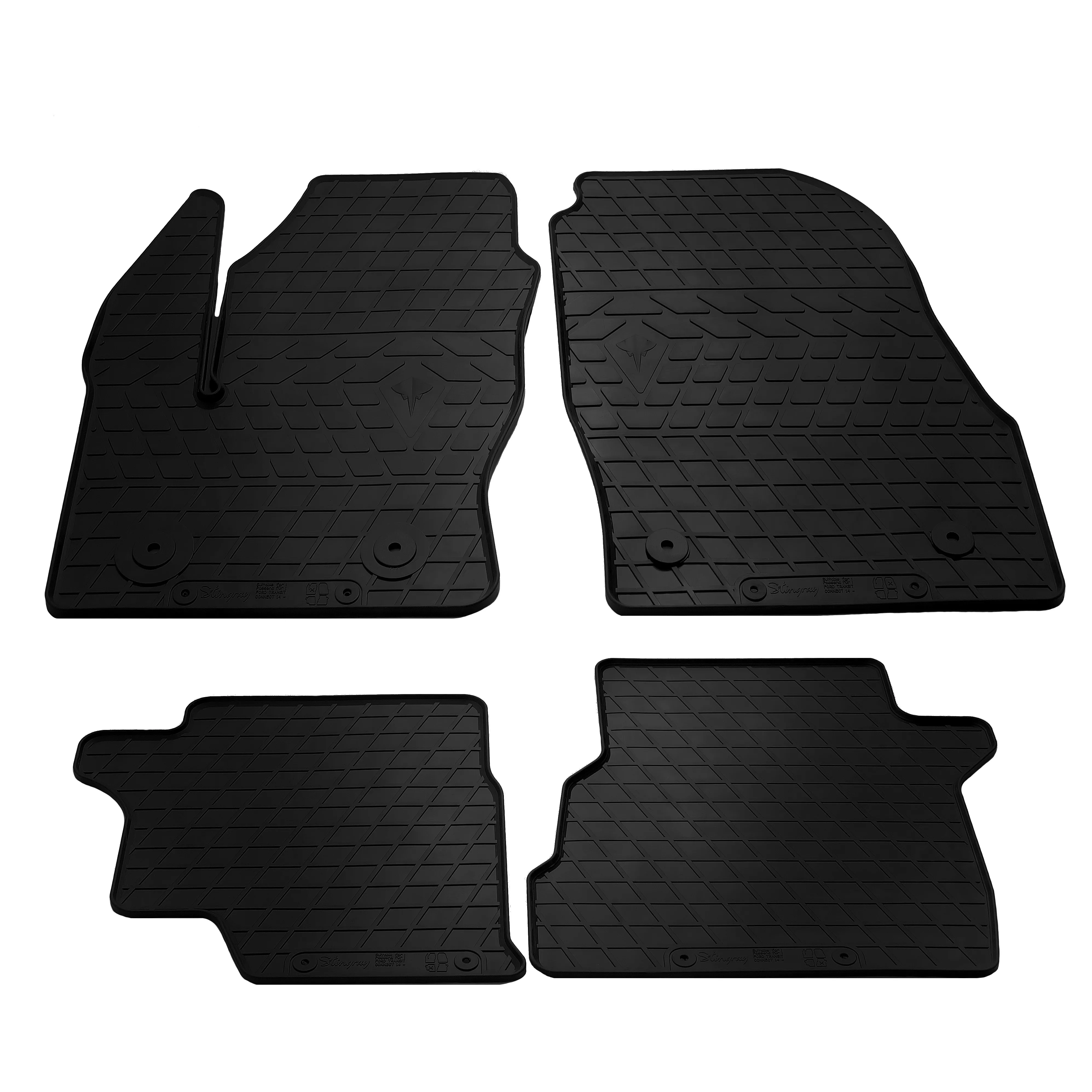 Автоковрики Stingray FORD Transit Connect 14- (design 2016) 4шт черные (1007144) Автоковрики Stingray FORD Transit Connect 14- (design 2016) 4шт черные (1007144)