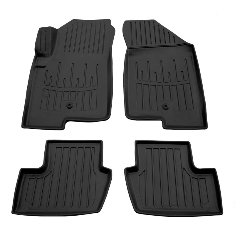 Автокилимки Stingray JEEP Compass І 2006-2016 / Patriot 2007-2016 1 clips on FL design 2020 3D комплект з 4шт (5046024)