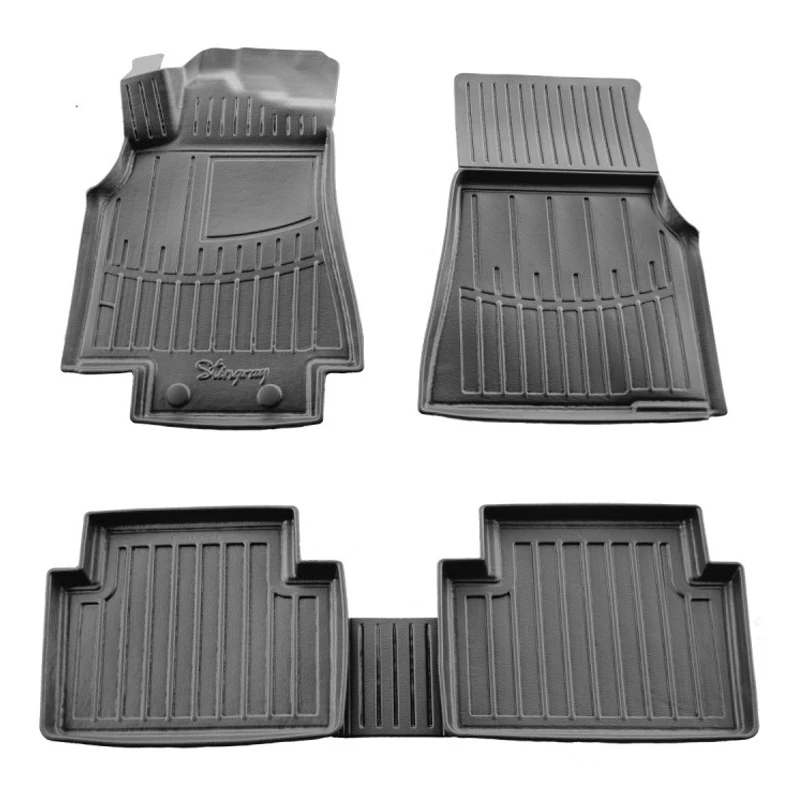 Автокилимки Stingray MERCEDES BENZ W169 A 2004-2012 design 2020 3D комплект з 5шт (5012315)
