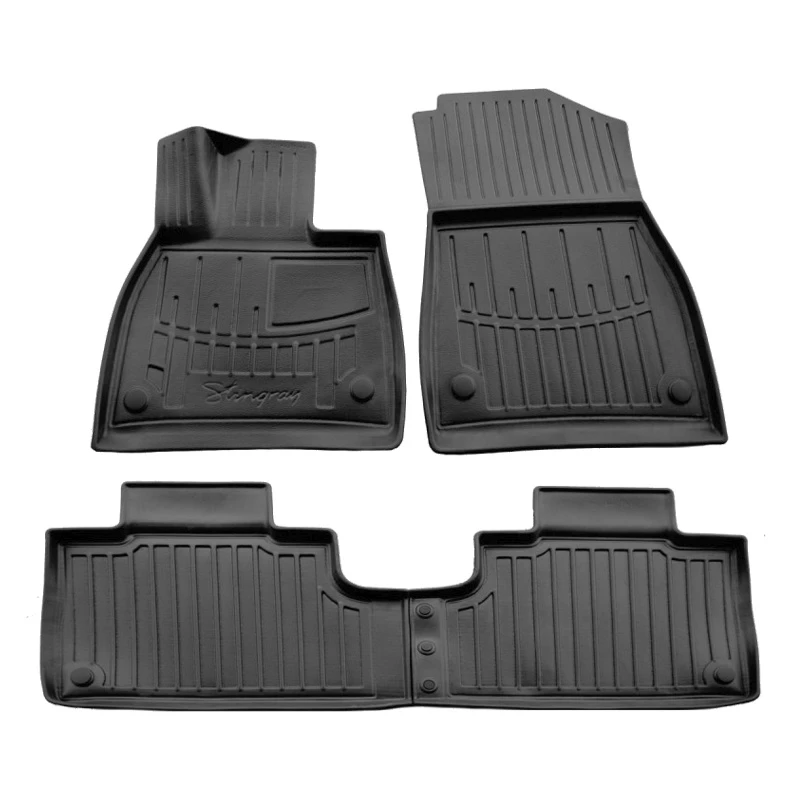 Автоковрики Stingray MERCEDES BENZ X296 EQS SUV 2022-... design 2020 3D комплект с 4шт (5012164)