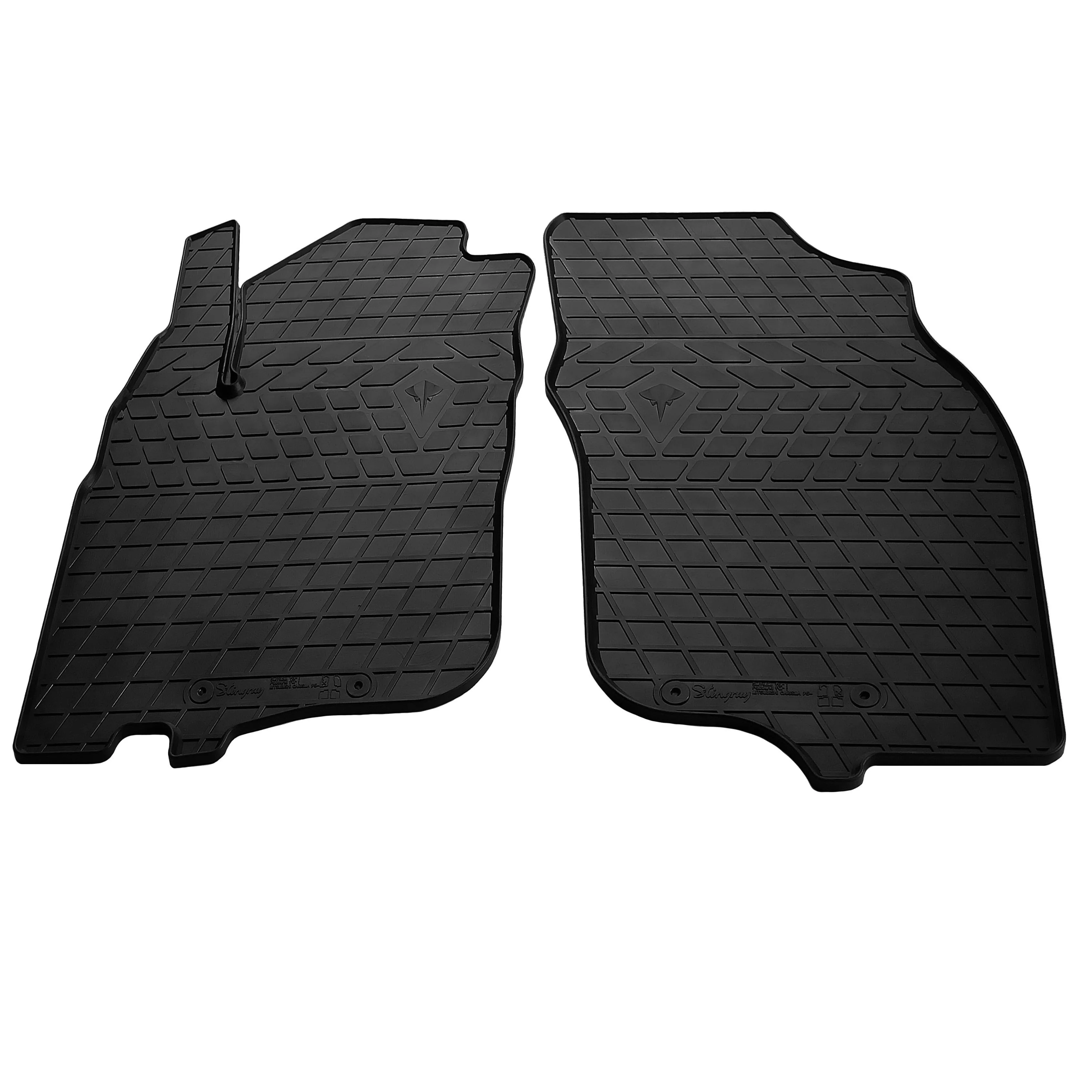 Автоковрики Stingray MITSUBISHI Carisma 95- (design 2016) 2шт черные (1013172)