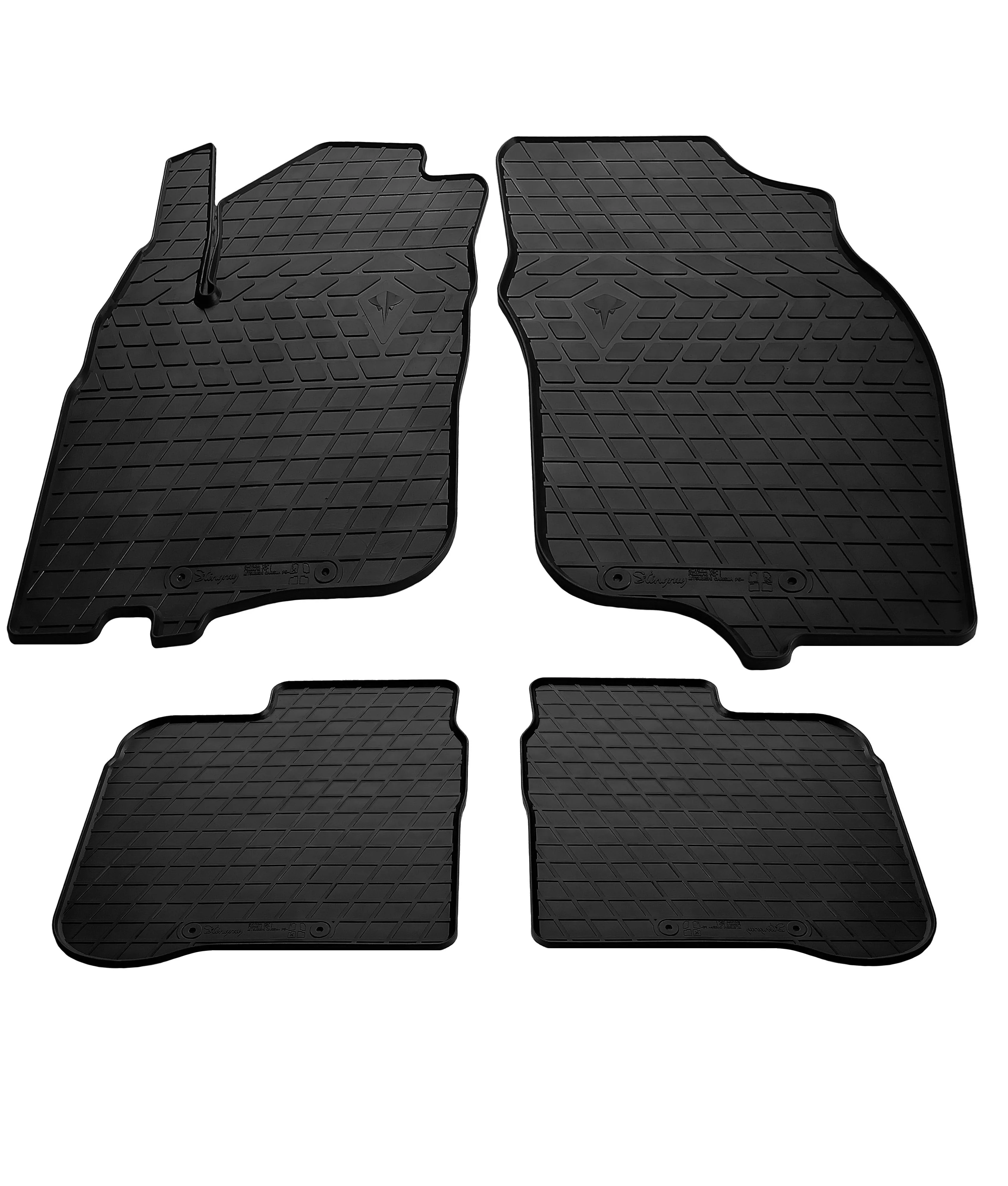 Автоковрики Stingray MITSUBISHI Carisma 95- (design 2016) 4шт черные (1013174)