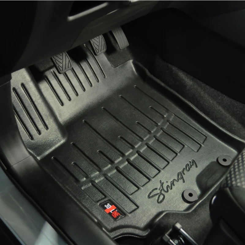 Автоковрики Stingray MITSUBISHI Lancer X 2007-2015 design 2020 3D комплект с 5шт (5013065)