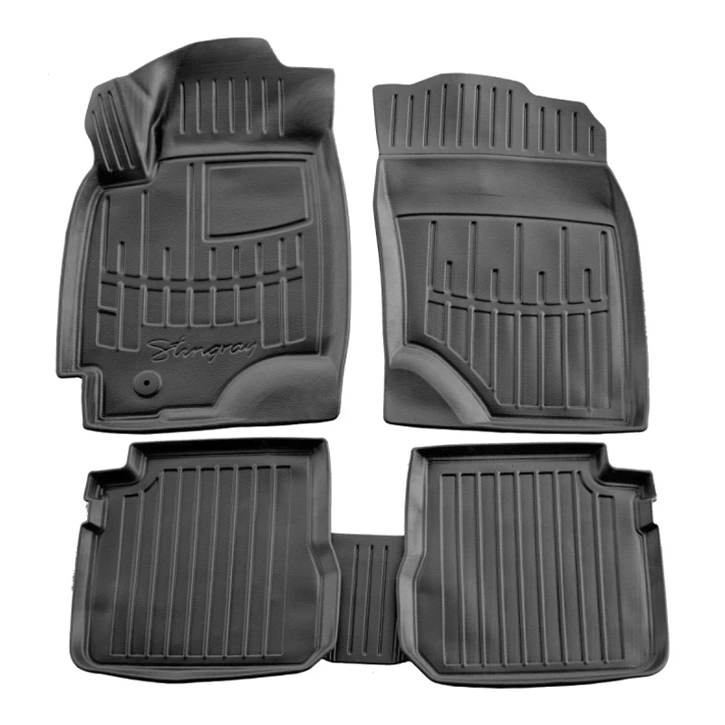 Автоковрики Stingray MITSUBISHI Outlander 2003-2006 design 2020 3D комплект с 5шт (5013135)