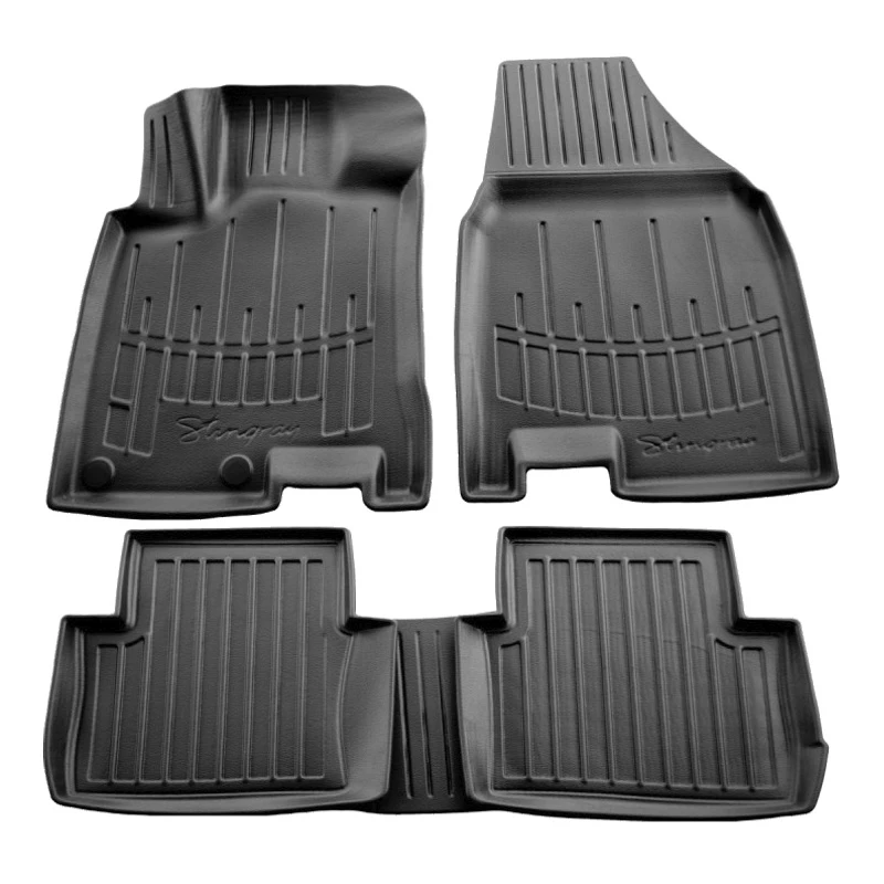 Автоковрики Stingray NISSAN Qashqai+2 2008-2014 design 2020 3D комплект с 5шт (5014155)