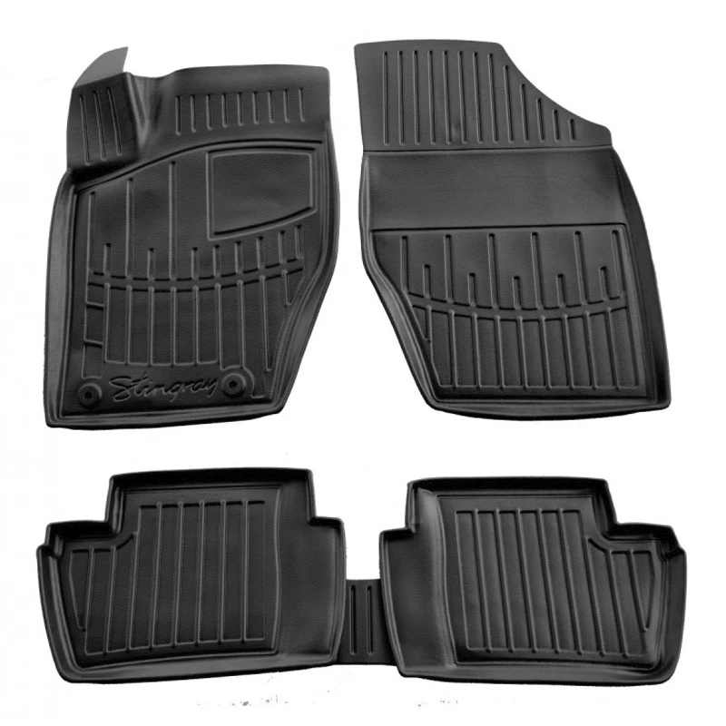 Автоковрики Stingray PEUGEOT 307 2001-2008 / CITROEN C4 L 2004-2010 design 2020 3D комплект с 5шт (5016155)