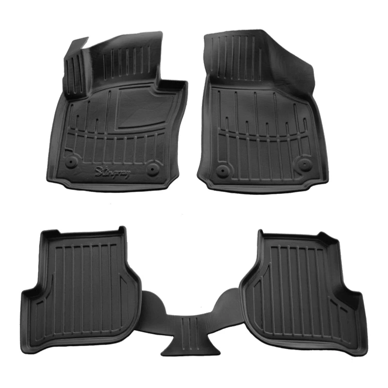Автоковрики Stingray SEAT Leon II 1P 2005-2012 design 2020 3D комплект с 4шт (5048024)