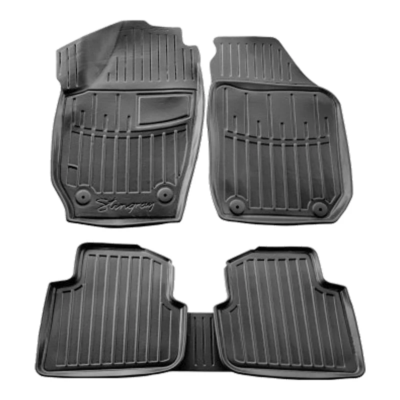 Автоковрики Stingray SKODA Roomster 2006-2015 design 2020 3D комплект с 5шт (5020145)