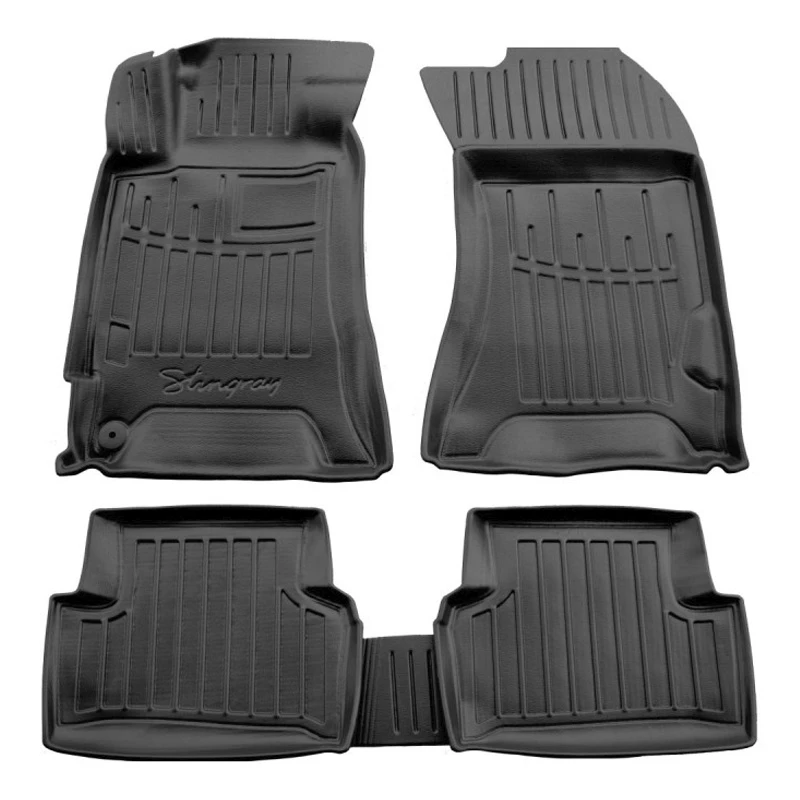 Автокилимки Stingray SUBARU Forester SG 2002-2008 design 2020 3D комплект з 5шт (5029045)