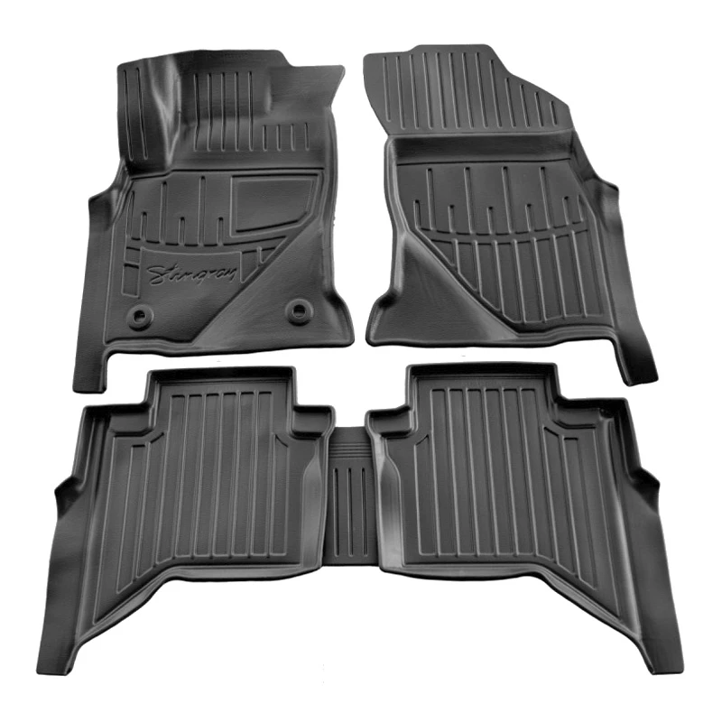 Автокилимки Stingray TOYOTA Hilux VIII 2015-... design 2020 3D комплект з 5шт (5022325)