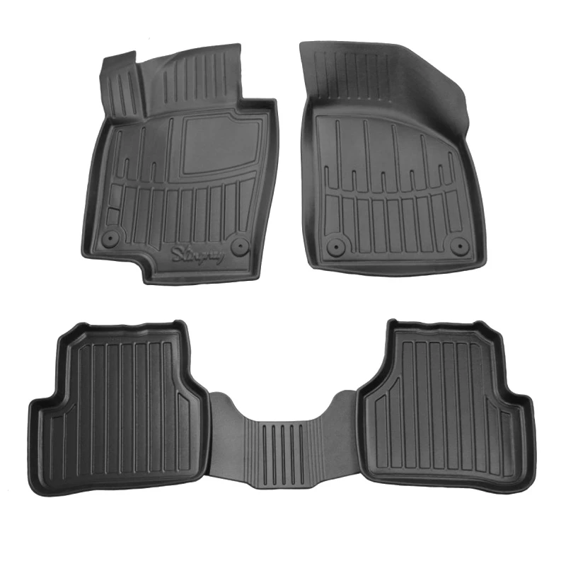 Автоковрики Stingray VOLKSWAGEN Passat B6 2005-2010 / CC 2008-2017 design 2020 3D комплект с 5шт (5024045)