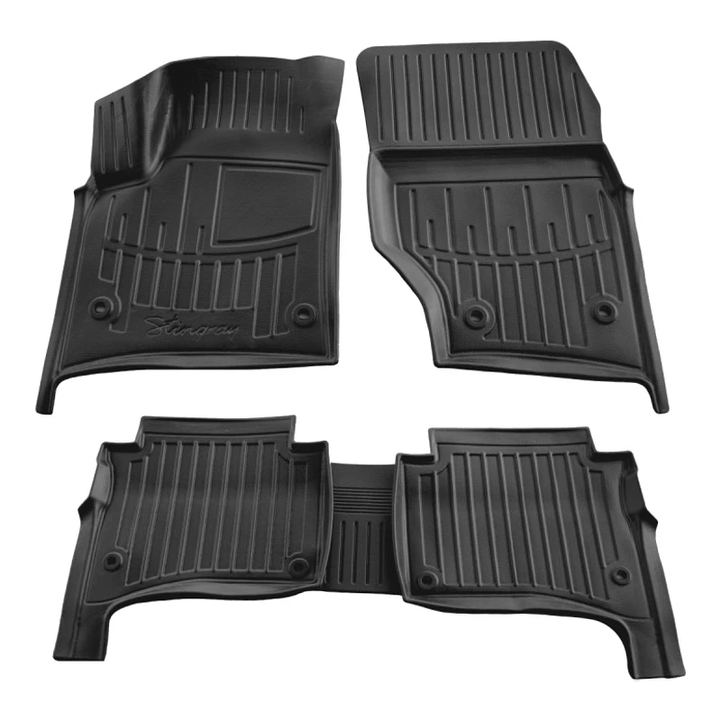 Автоковрики Stingray VOLKSWAGEN Touareg I 7L 2002-2010 design 2020 3D комплект с 5шт (5024325)