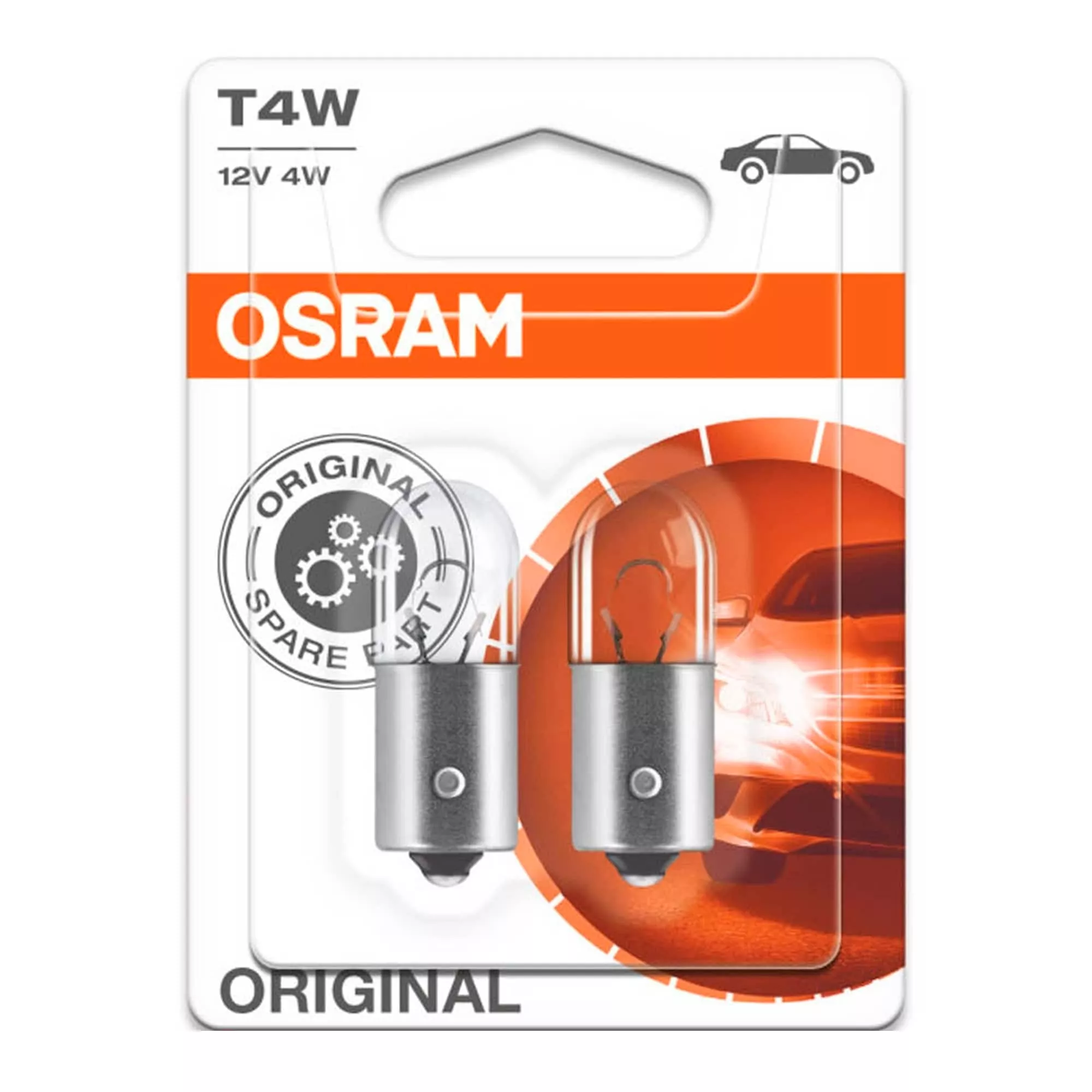 Лампа Osram Original T4W 12V 4W 3893-02B