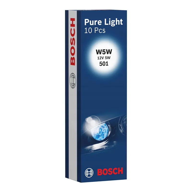 Лампа Bosch Pure Light W5W 12V 5W 1987302206