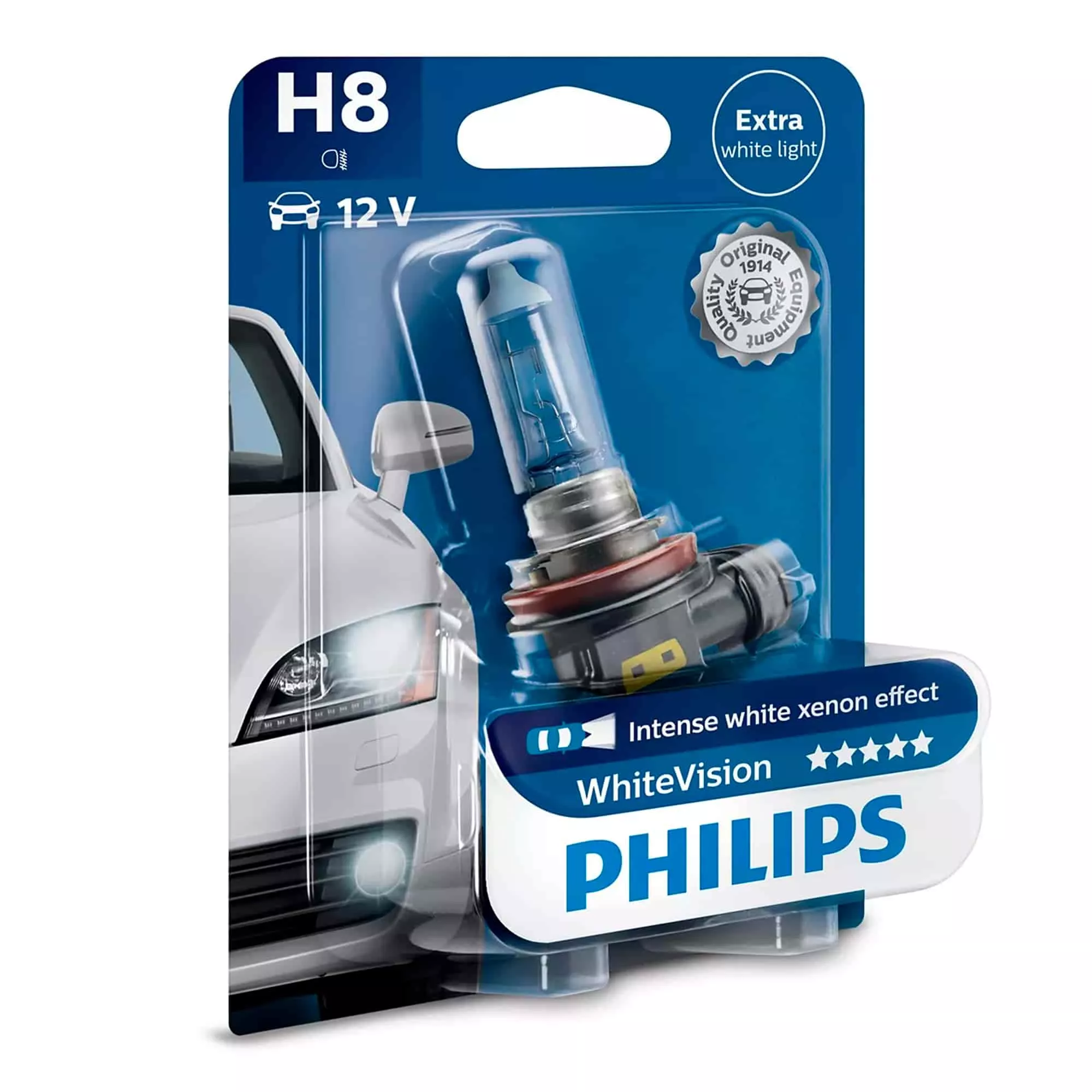 Лампа Philips WhiteVision H8 12V 35W 12360WHVB1