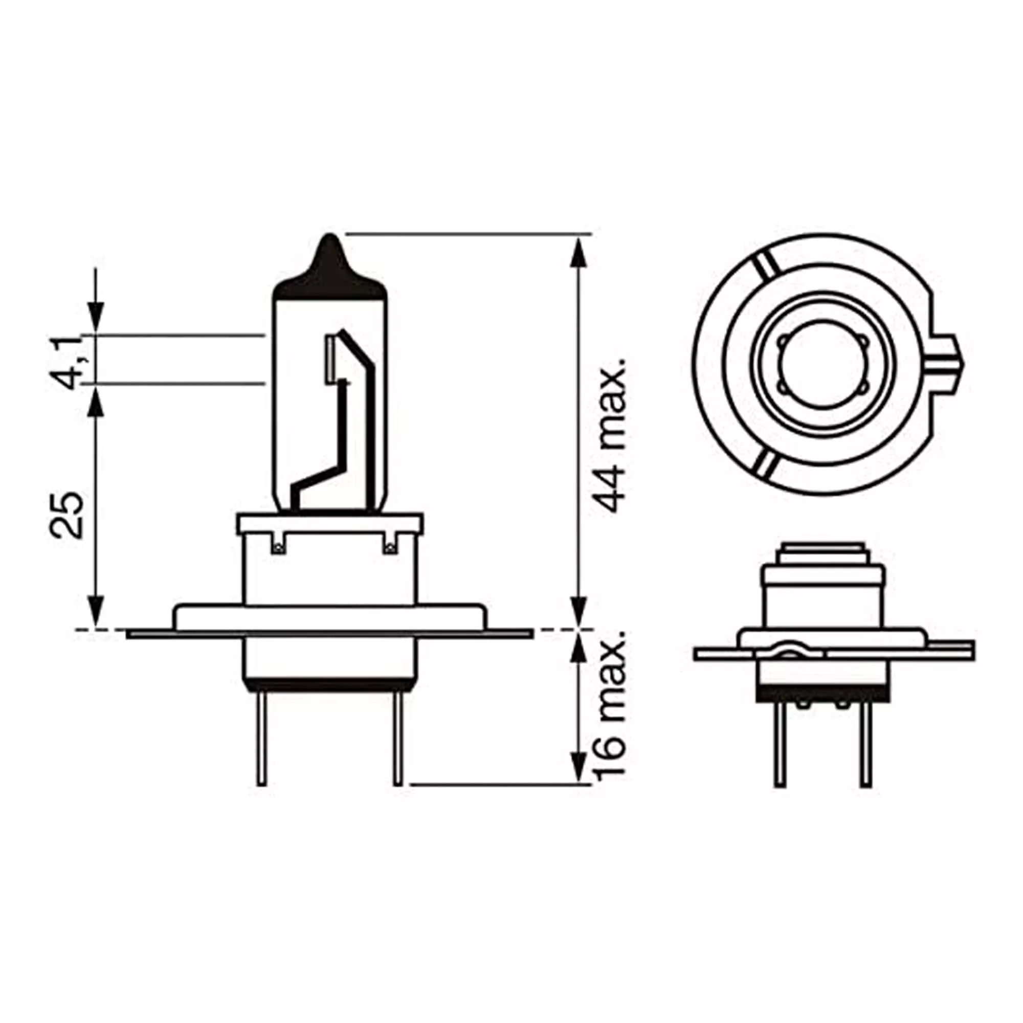 Лампа Bosch Plus 50 H7 12V 55W 1987301042