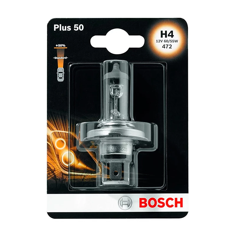 Лампа Bosch Plus 30 H4 12V 55/60W 1987301040